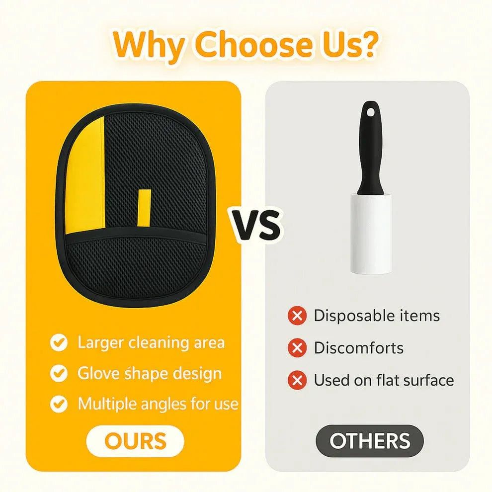 AreoClean™ Pet Hair Removal Glove– Quick Fur Removal